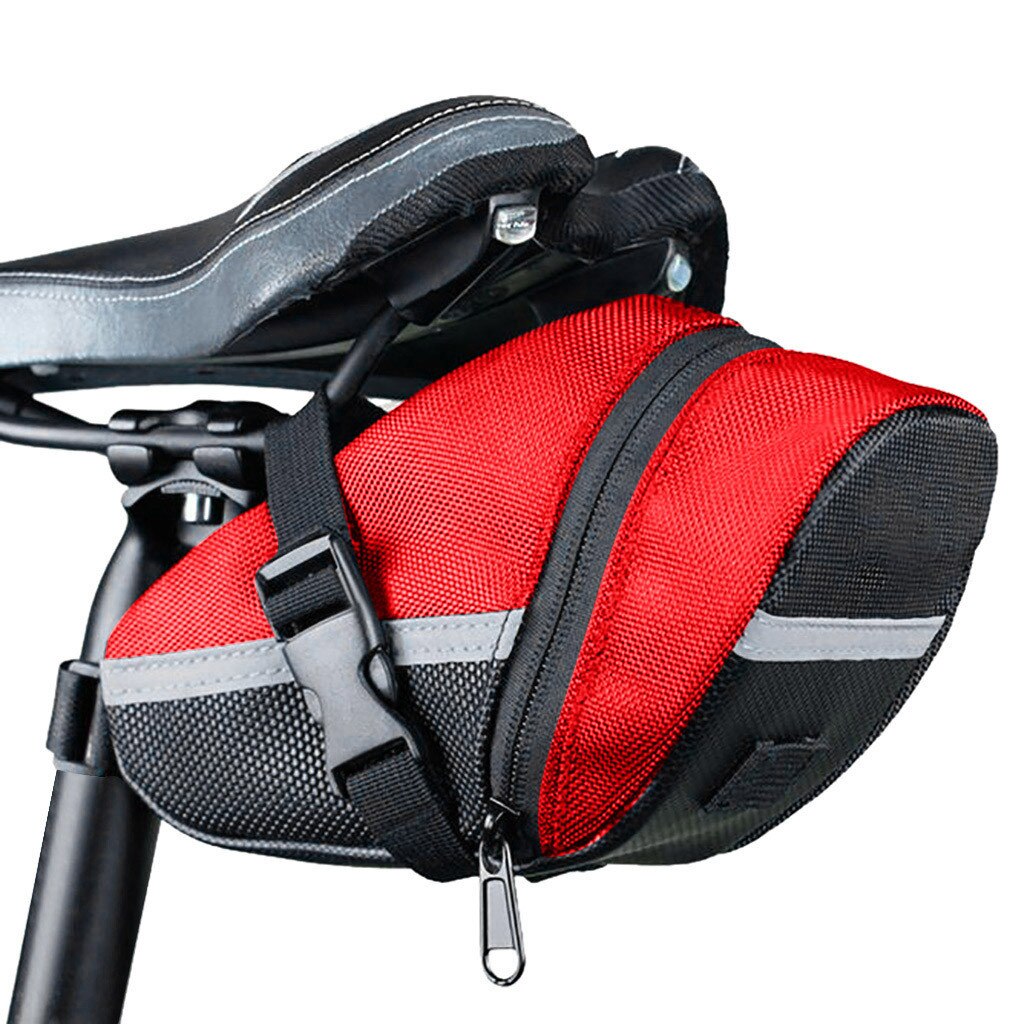 3 kleur Nylon Fietstas Bike Waterdicht duurzaam Opslag Zadeltas Seat Fietsen Staart Achter Bag Zadel accessoires
