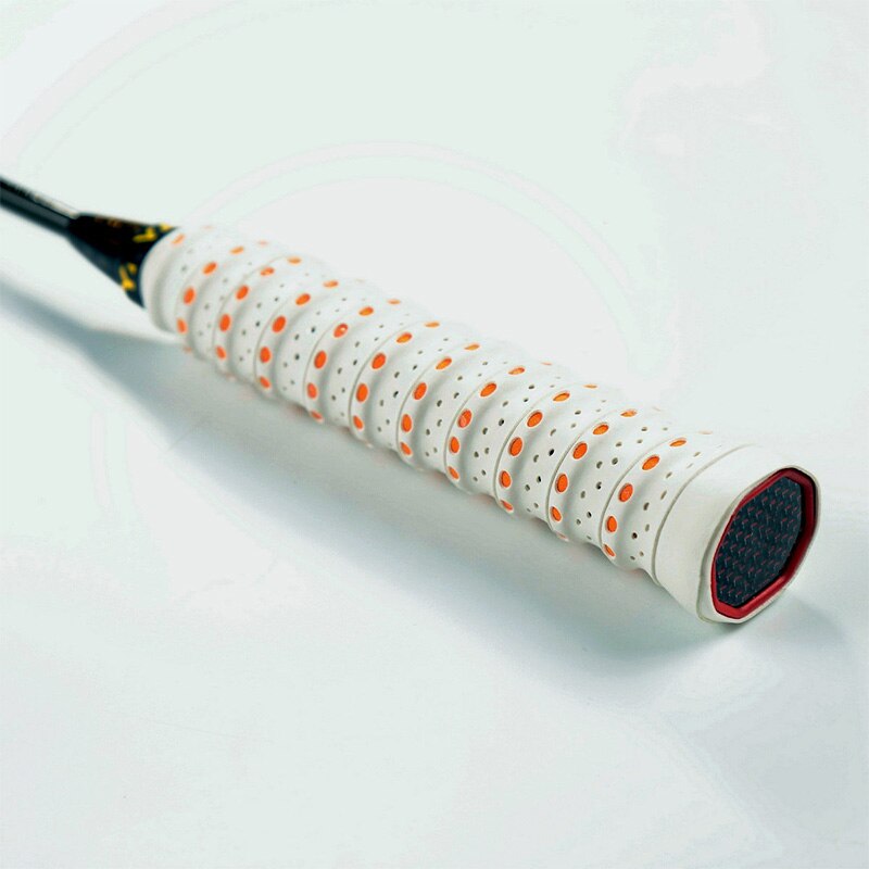 Atmungs Antitranspirant Band über Hand Gummi für Tennis Schläger Badminton Ausbildung Angelrute Nicht-Unterhose Ausrügestochen: Weiß