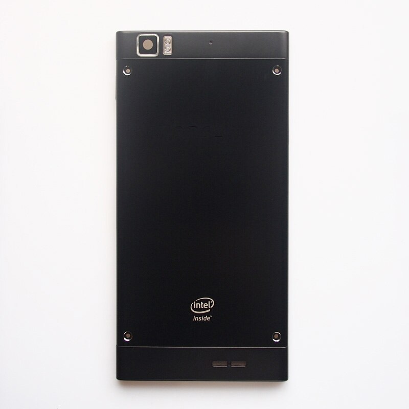 BaanSam Novo Porta Da Bateria Tampa Traseira Caso de Habitação Para Lenovo K900 Com Botões De Volume De Energia: Black