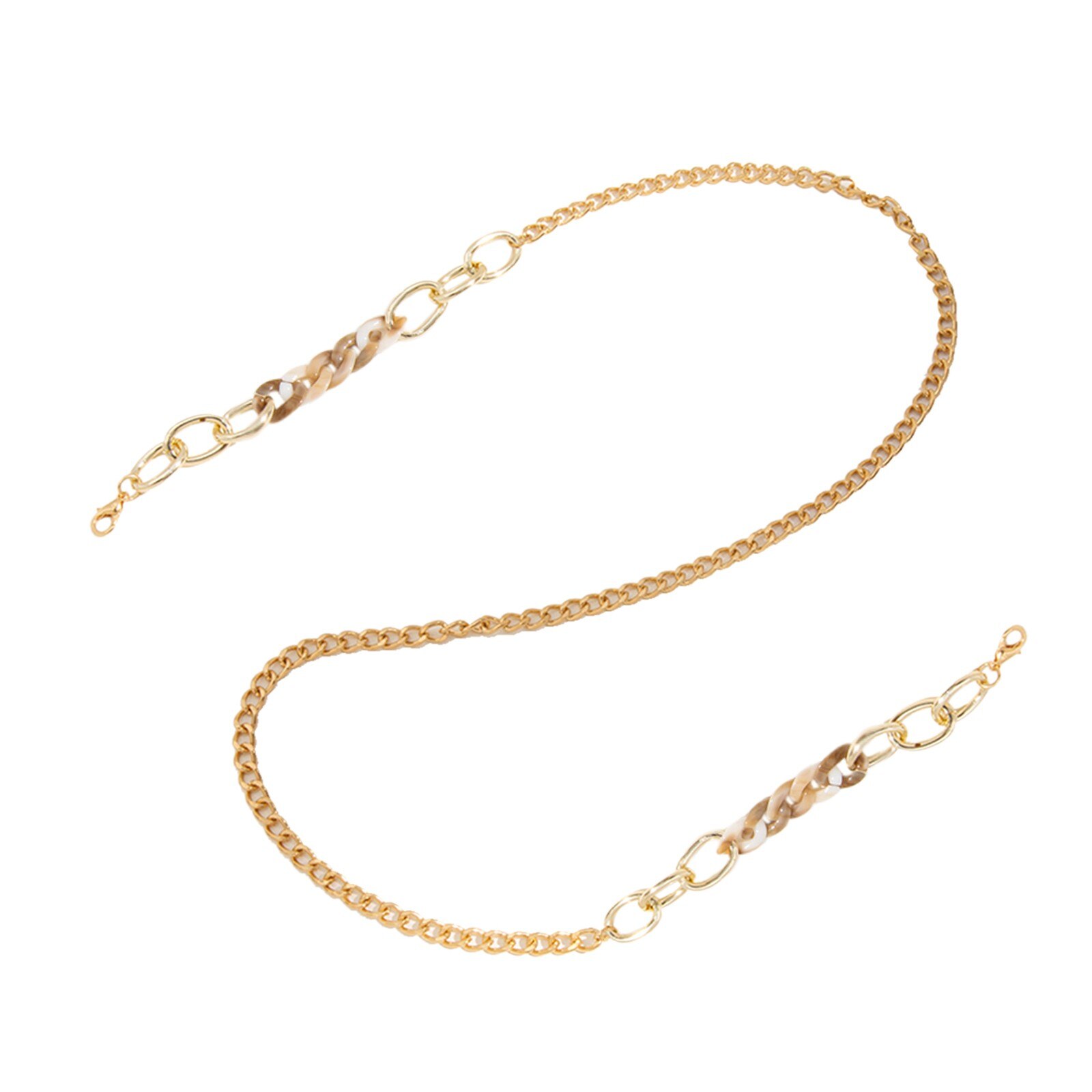 Acrylic Mask Hanging Rope Face Mask Lanyard Storage Hook Handy Convenient Holder Rope Antilost Antidrop Glasses Rope: Brown