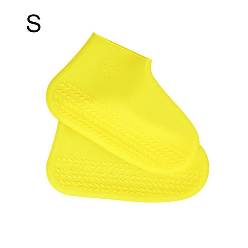 1 paire de couvre-chaussures en Silicone réutilisable S/M/L, couvre-chaussures de pluie imperméables, en caoutchouc antidérapant pour Camping en plein air: 04 / S