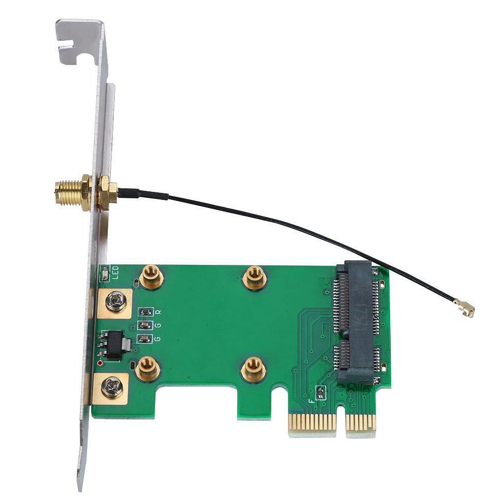 Professionele Accessoires Antenne Adapter Kaart Draadloze Wifi Voegen Op Desktop Pc Minipci-E Naar Pci Converter Laptop Netwerk
