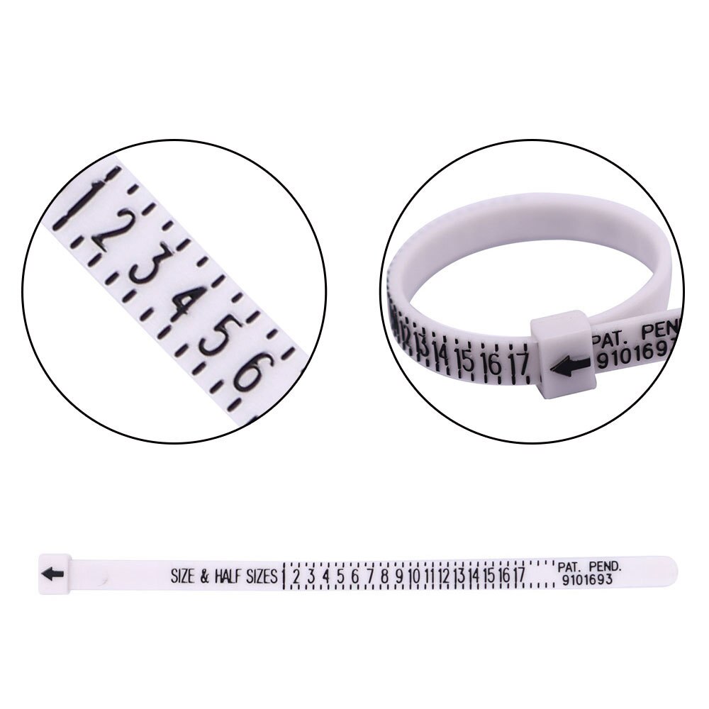 1PC Ring größe messung tabelle UK/uns offiziellen Finger Messgerät männliche und weibliche größe A-Z schmuck zubehör werkzeug