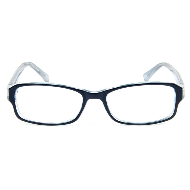 Gmei Optical Black Clear Plastic Rectangular Full Rim Glasses Frames For Men And Women Prescription Eyeglasses T8006