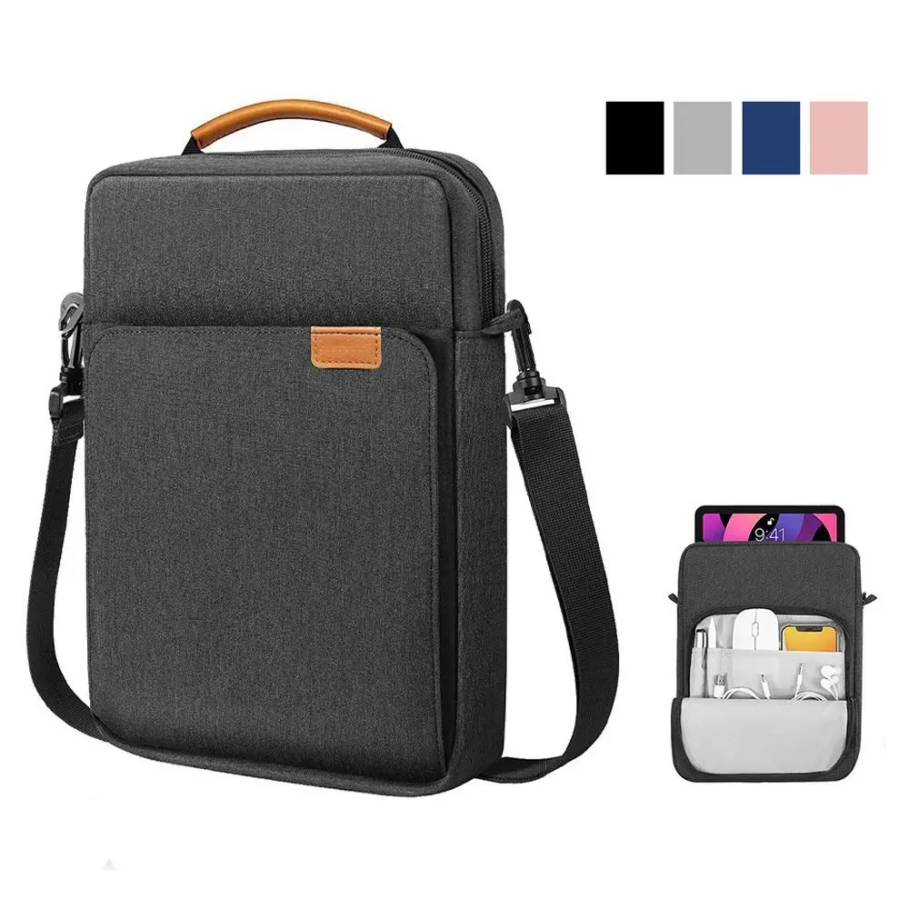9-11/13.3 inch draagbare tablethoes, opbergtas voor ipad, galaxy tab, schoudertas voor studenten, zakelijke messenger-tas, crossbodytas