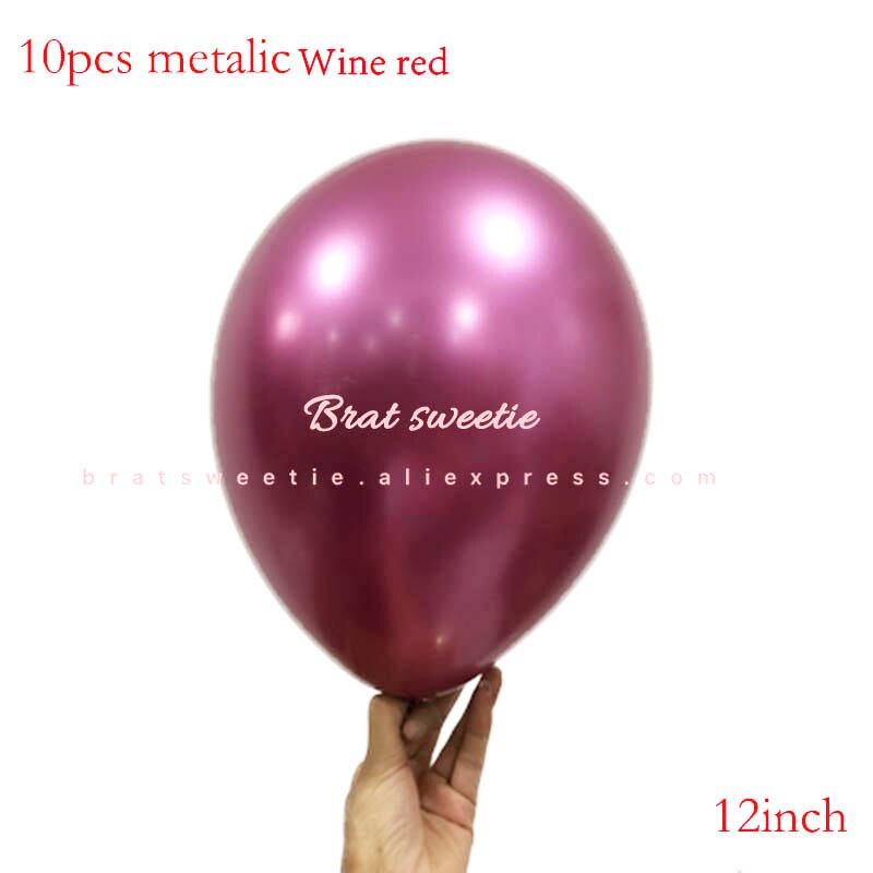 Unicorn Balloon Stand Holder Decoration Balloon Column Base Stand and Pole Ring Clip Kit Birthday Party Decorations Kids: 10pc metallic red