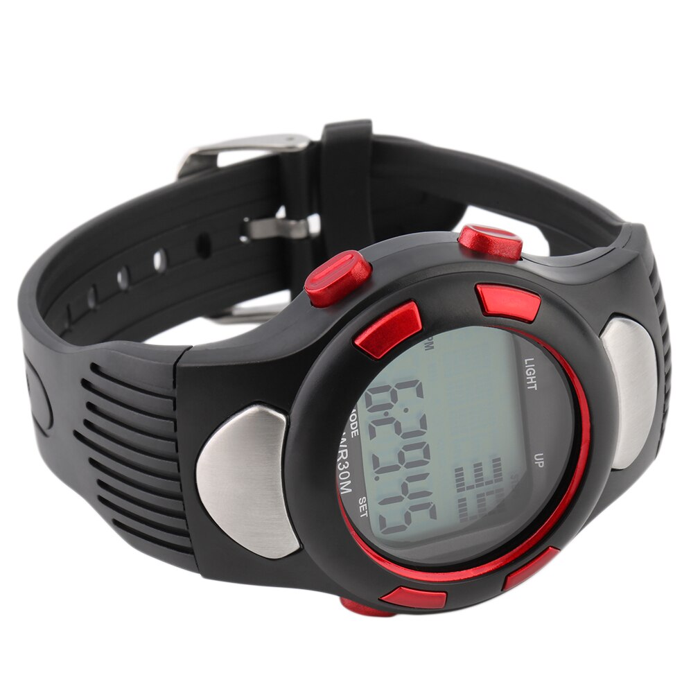Infrared Digital HeartRate Monitor Watch Pulse Meter Sport Calorie Tester Business Casual !