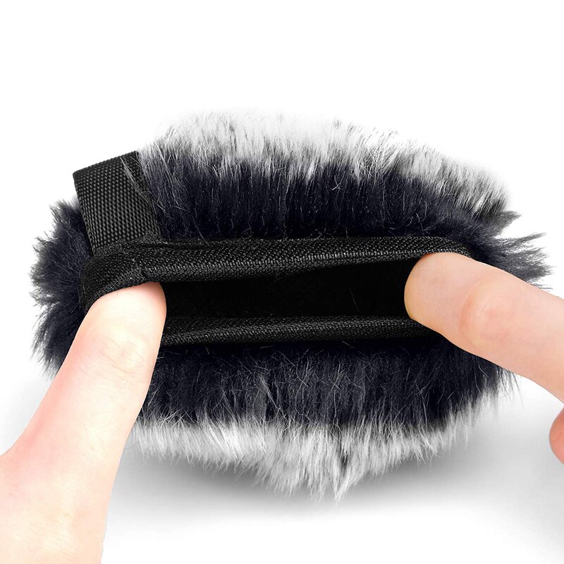 Mikrofonskydd reducerar vindbrus vindrutan mikrofon furry vindruta mikrofön vindruta vindskydd blå för yeti/for yeti pro