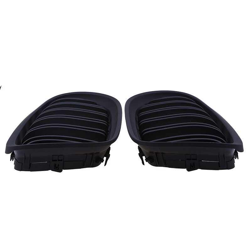 POSSBAY Matte Black Car Kidney Hood Grill for BMW 3-Series E91 318i/320d/335d Touring Facelift Grille Front Grilles