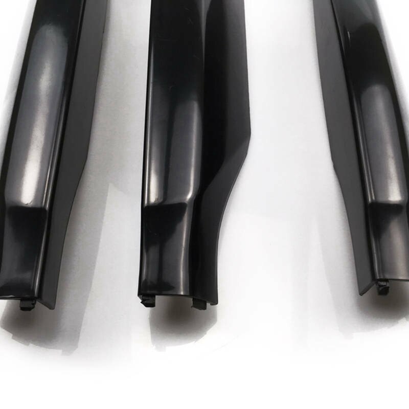 4 Stks/set Zwart Abs Auto Imperiaal Cover Einde Rail Shell Bescherm Voor Toyota Prado FJ150