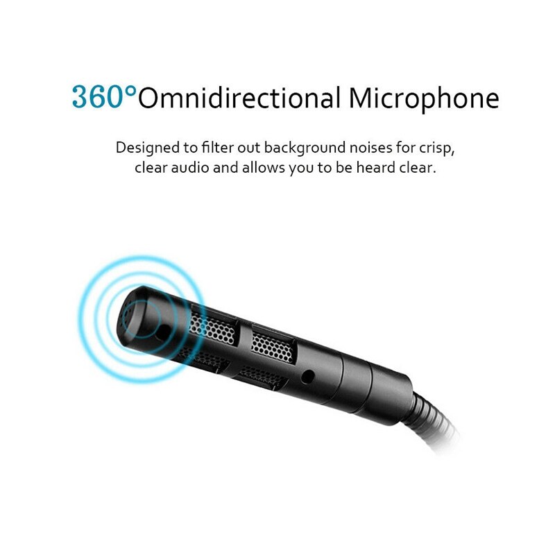 USB Microphone Plug and Play Home Studio Omnidirectional Microphone Suitable for Desktop/Laptop/Computer/Notebook