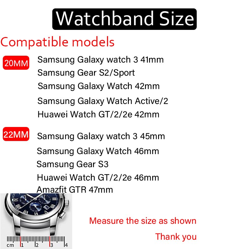 Pulsera Milanese loop correa para Samsung Galaxy ver 3 46mm 45mm activo 2 42mm 41mm de S3 Frontera, 20mm, 22mm, pulsera Huawei GT 2 banda