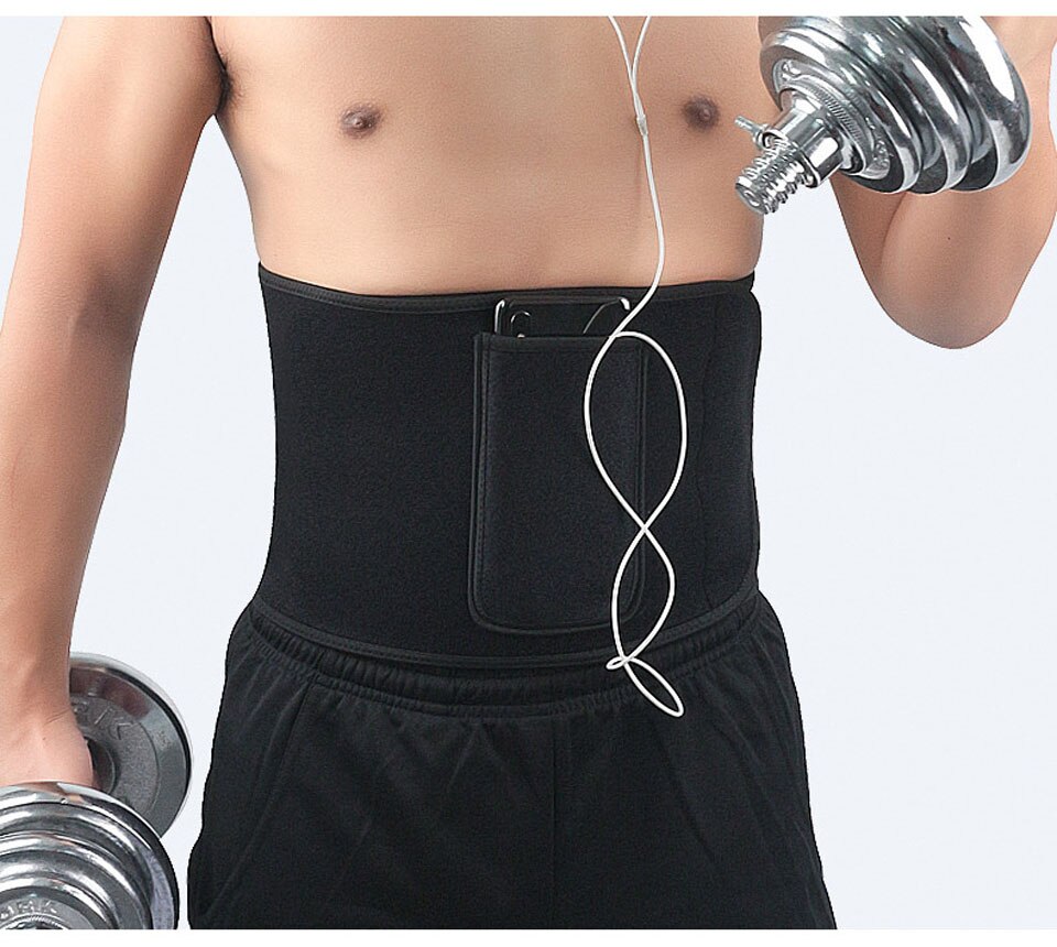 Adjustable Slim fit Abdominal Waist sweat belt Sports Waist trimmer Support Safety Back Support Lumbar Band Protective