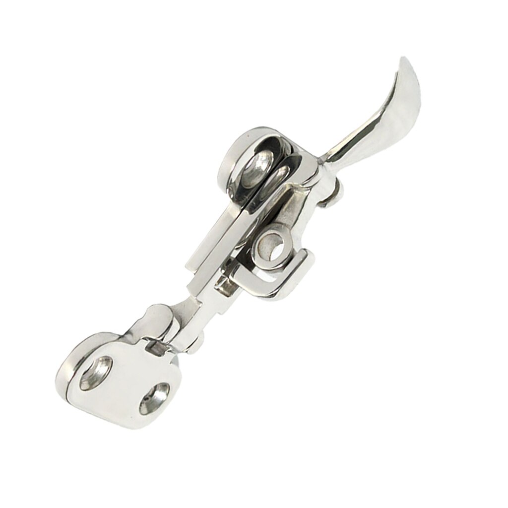 316 Stainless Steel Hold Down Clamp-Locking Cam Latch Boat Locker Cabinet Hatch Anti-Rattle Latch Boat Caravan - 90 Degree