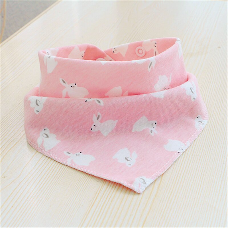 Bavoirs bébé coton bébé alimentation tablier Triangle bavoir filles garçons bande dessinée alimentation écharpe bavoir col bavoir Burp tissu Bandana salive serviette: rabbit