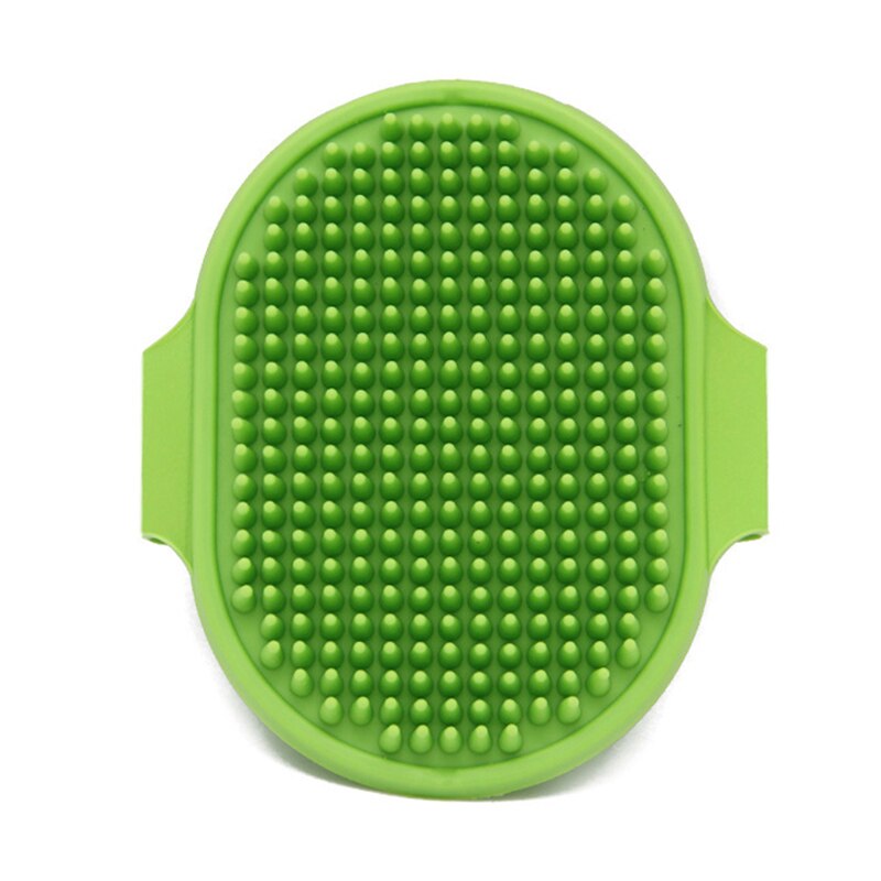 Hondenborstel, huisdierbadkam, massagekam van rubber, verstelbare ringvormige handgreep voor huisdieren, katten en honden, smr 88: Groente