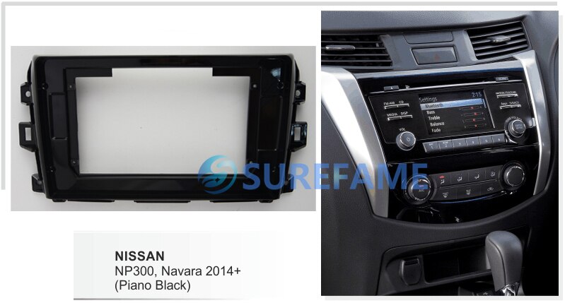 10.1inch Car Radio Facia for Renault Alaskan +;Nissan NP300,Navara,Frontier Panel Dash Kit Trim Fascia Plate