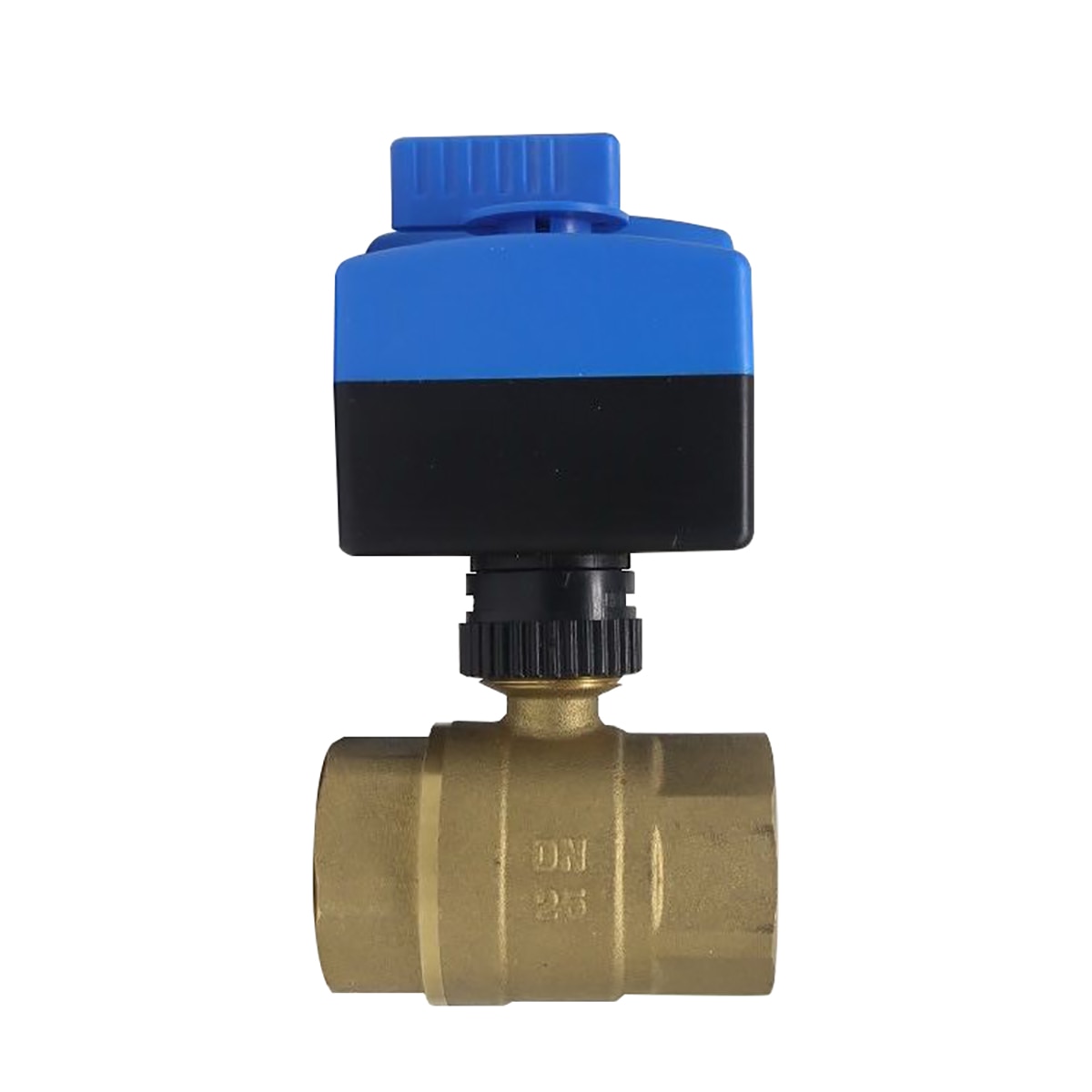 AC220V AC24V 2 way brass valve motorized ball valve electric ball valve electric Actuator with Automatic and manual DN15 - DN25
