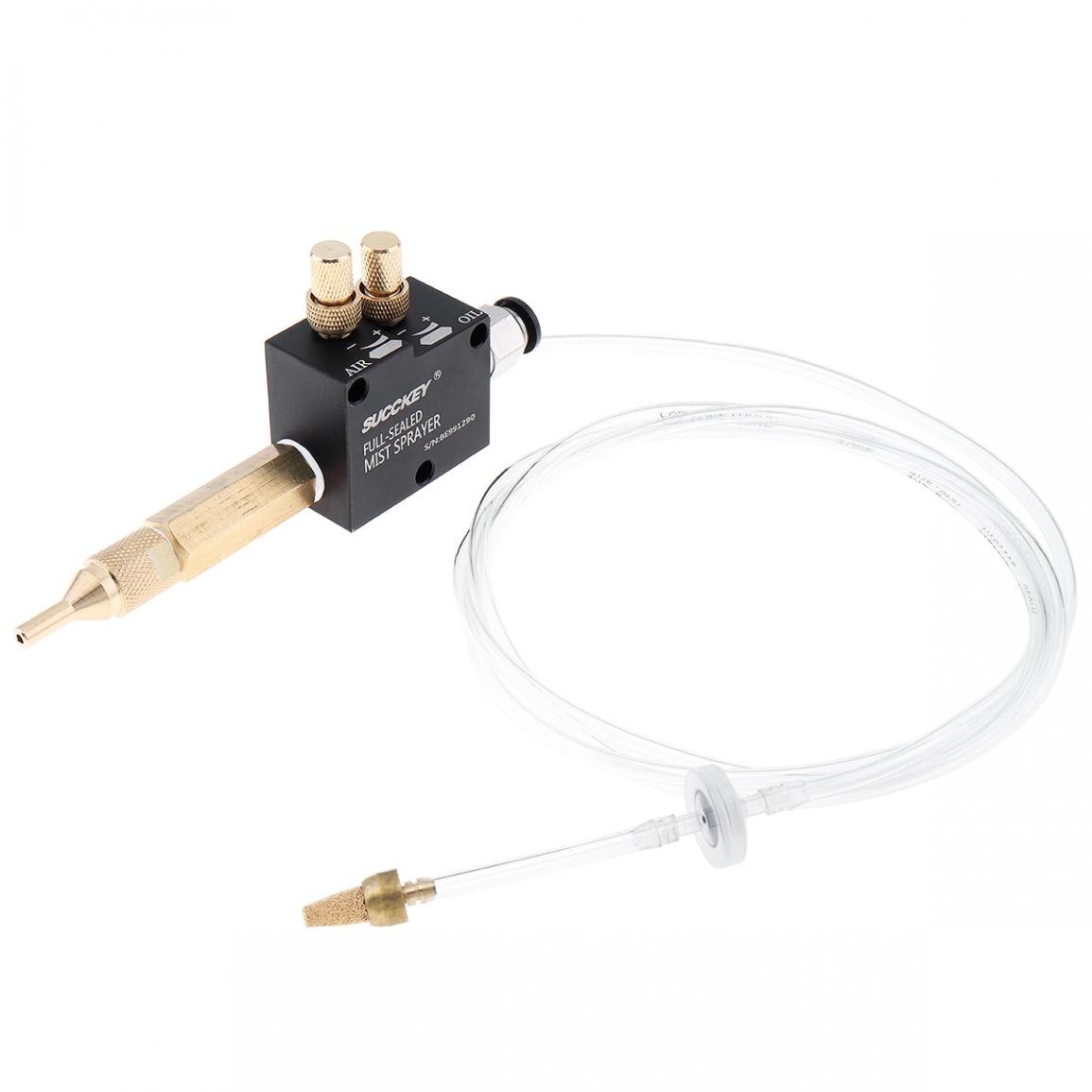 Mist Koelvloeistof Smering Spray Systeem Met 6 Cm Koperen Pijp En Terugslagklep Voor Metalen Snijden Graveren Cooling Machine/cnc Draaibank
