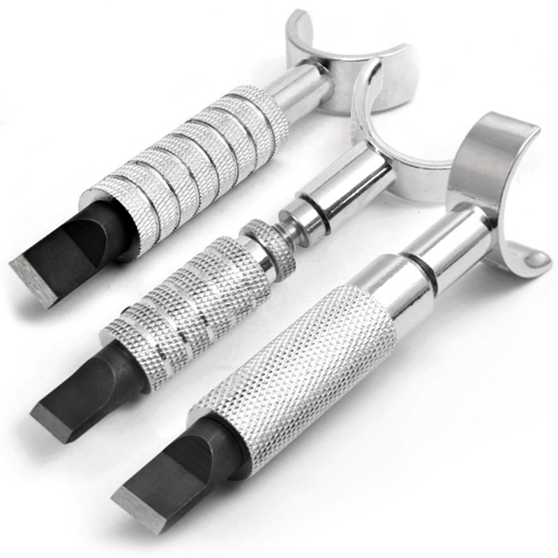 Adjustable Swivel Knife for Leather Carving Cutter with Standard Size Blades, Rotate Knife Leather Craftsman Tools