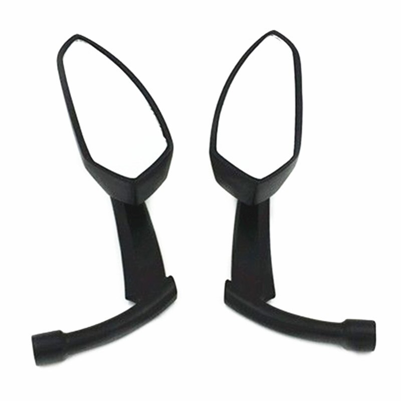 Espejos retrovisores universales personalizados para motocicleta, para Harley Sportster 1200, Iron 883, Dyna, Softail, Fatboy, Nightster, Roadster: black