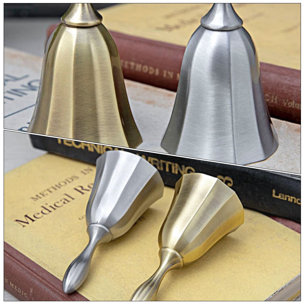 Metal Bell for Bar Restaurant Hand Bell Call Bell Desktop Zinc Alloy Bell