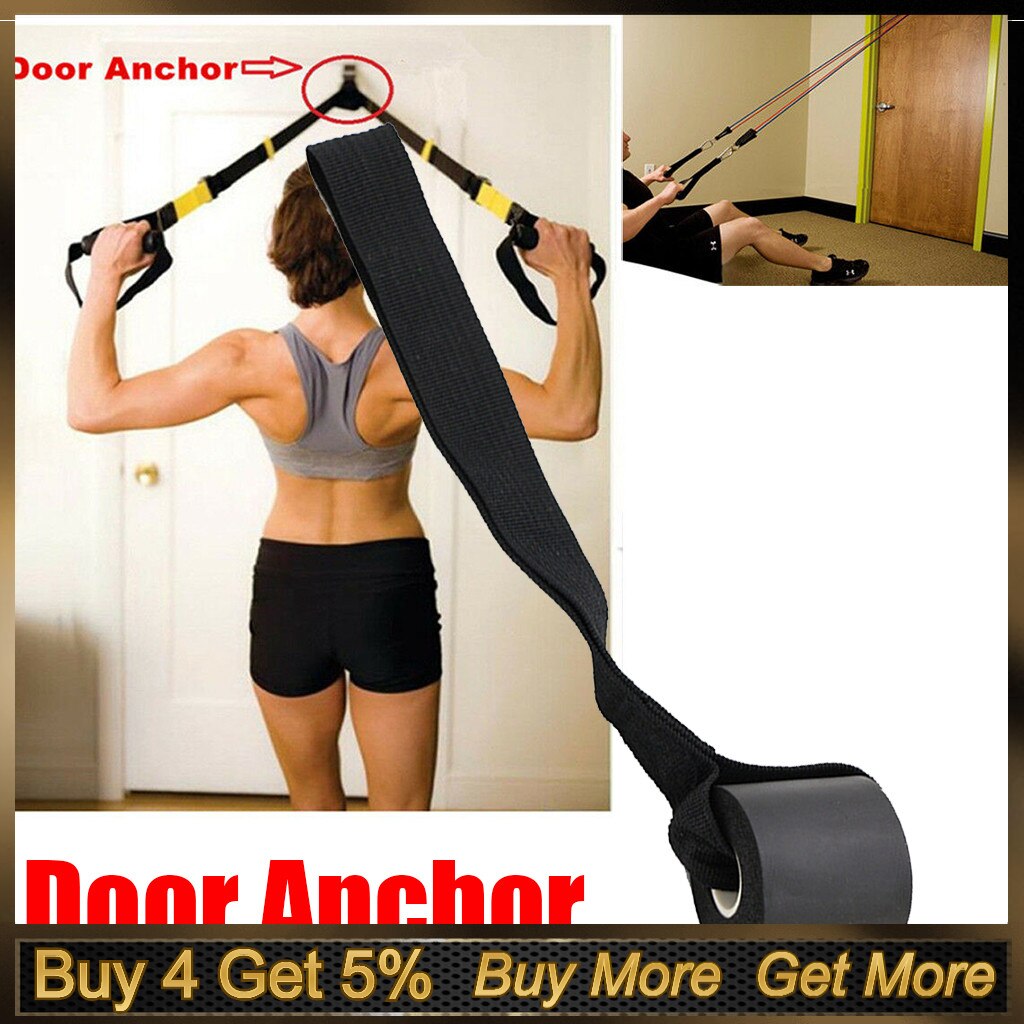 Deur Anker Extra Groot Fit D-Handvat Indoor Resistance Bands Home Spier Training Oefening Sport Apparatuur Yoga riemen