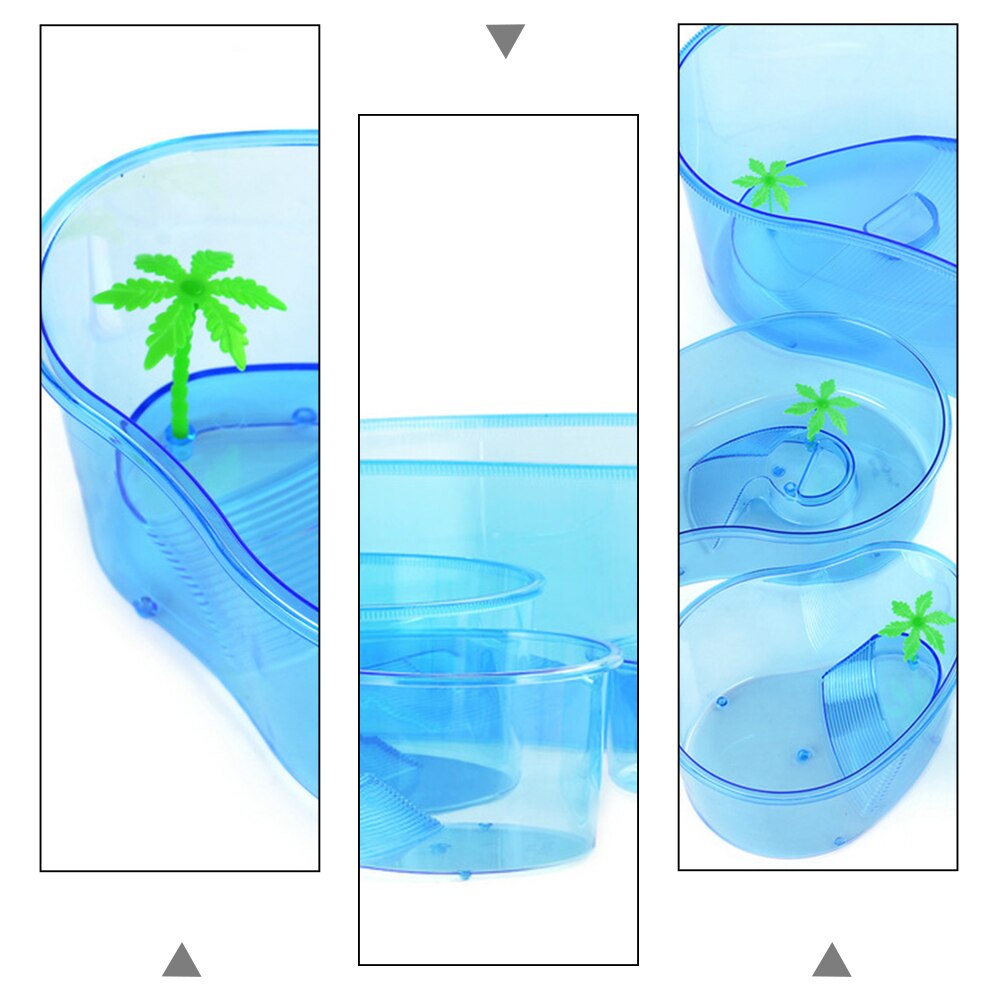 Household Turtle Tank Multi-function Turtle Cage Transparent Reptile Tank Turtle Supply