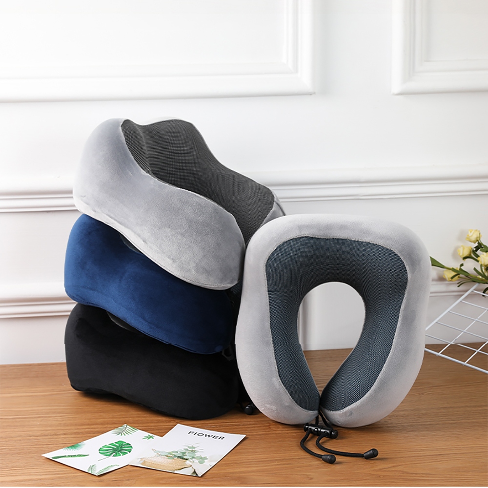 Memory Foam Soft Reizen Kussen Nek Kussen Reizen Gezondheidszorg Nek Cervicale Vliegtuig Kussen U Vormige