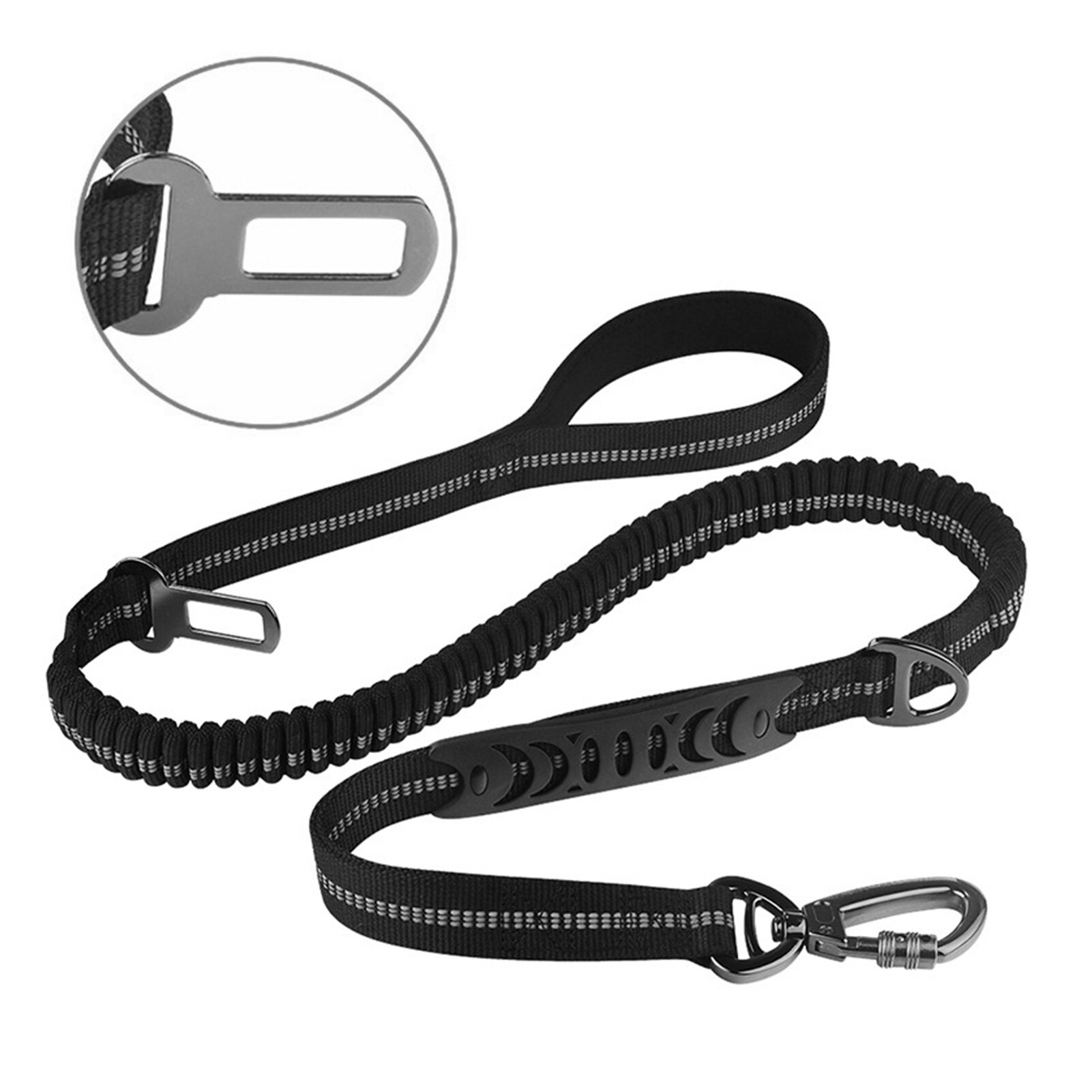 Hond Seat Belt Pet Hond Autogordels Huisdier Riemen 120Cm Verstelbare Lead Leash Harness Reflecterende Elastische Bungee Puppy veiligheidsgordel