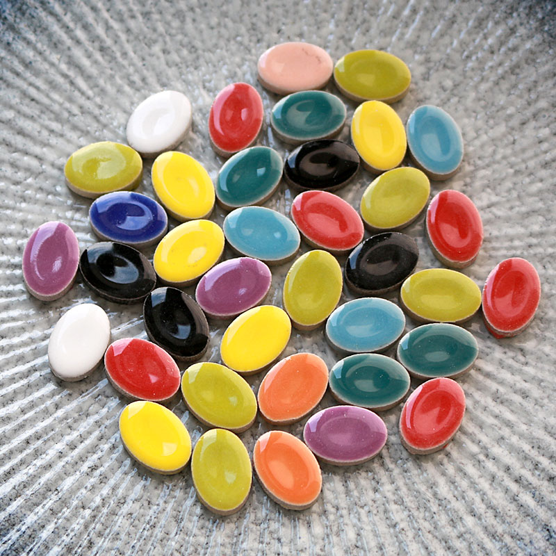 Azulejos de mosaico de porcelana de 50g, manualidades DIY, azulejos de cerámica, materiales para hacer mosaicos, piezas de hobby, artesanías a granel: Mezcla de color