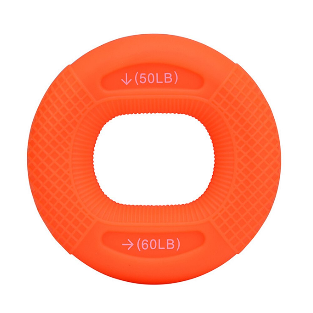 Hand Grip Finger Gripper Ring Strength Trainer Finger Muscle Exercise Equipment for Working-out Comfortable Decoration: Orange