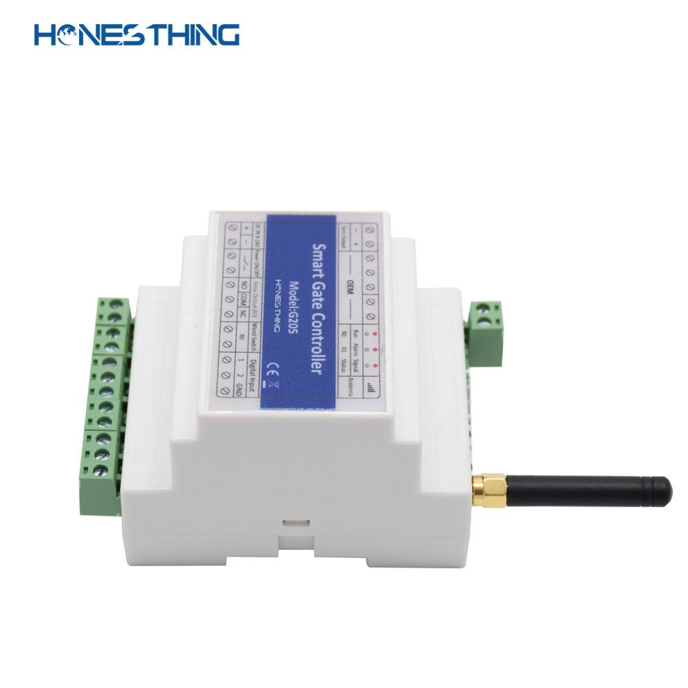 HonesThing GSM SMS 3G Garage Door Opener Dial to Open the Door by Free Call Access Control Swing Sliding Operator Switch G205