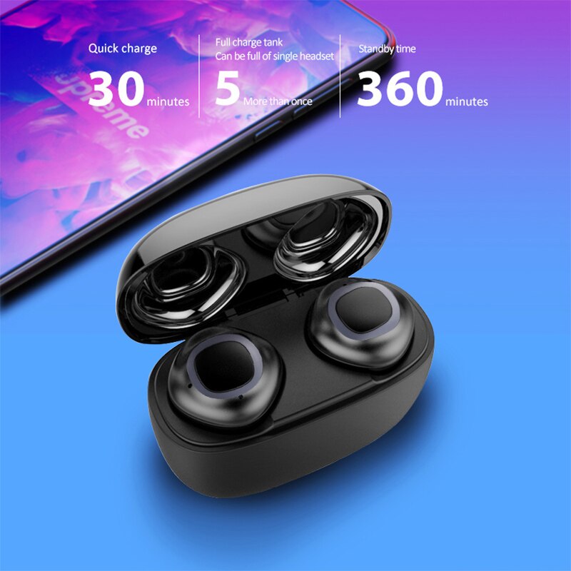 Lenovo Bluetooth Kopfhörer mit Lade Box Ohr Handys Mini Drahtlose Ohrhörer In-ohr Sport Headset Gaming Telefon für Smart Telefon