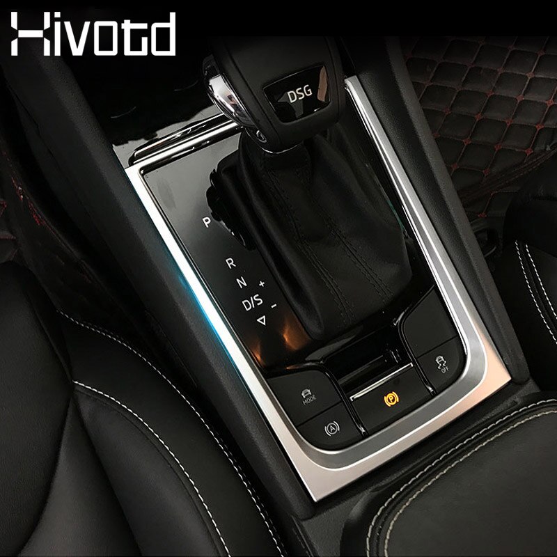 Hivotd Voor Skoda Kodiaq Accessoire Auto-interieur Decoratie Trim Centrale Controle Gear Frame Cover Chroom Styling