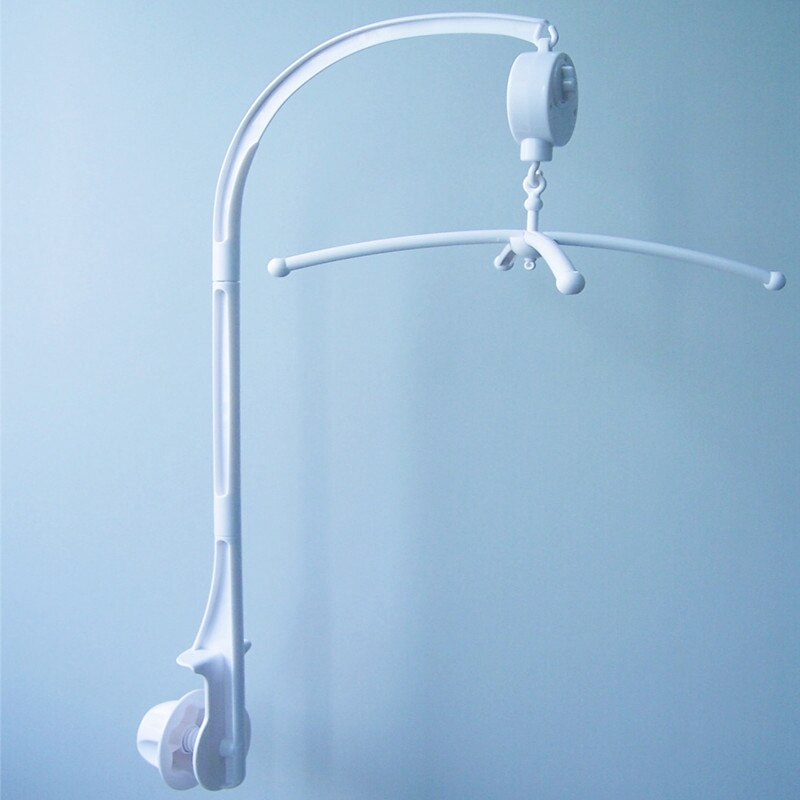 Baby Crib Cot Mobile Arm with Wind-Up/Auto Music Box and Extended Holder Bracket for Girl & Boy- Without Toys