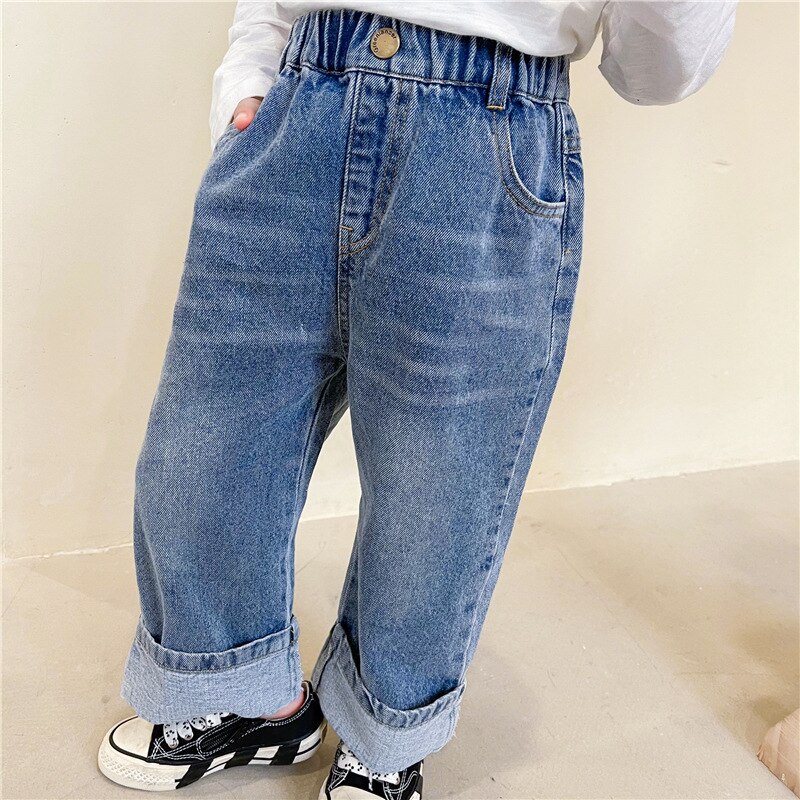 Spring Girls Denim Pants Kids Jeans Trousers Girl Pants: 18M