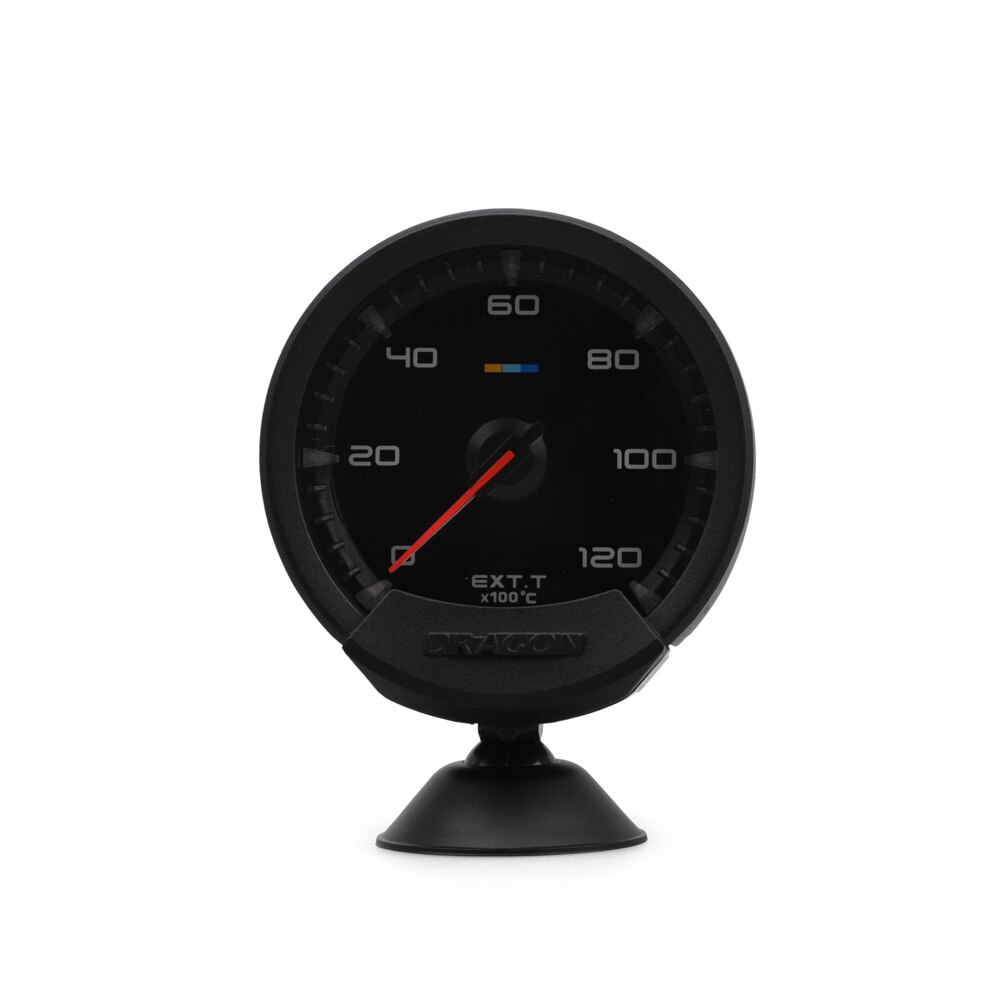 74mm Auto Gauge LED Exhaust Gas Temp Gauge Celsius Exhaust Temperature EGT EXT gauge with High Speed Stepper Motor