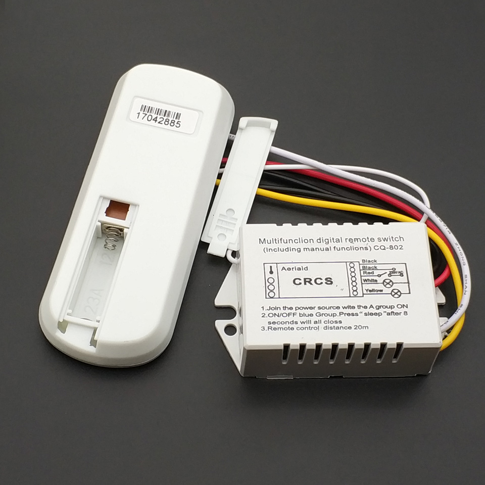 2 sposób włączania/OFF 220 V bezprzewodowy pilot zdalnego sterowania przełącznik lampa dwa-sposób odbiornik przełącznika zdalnego sterowania nadajnik 220 V