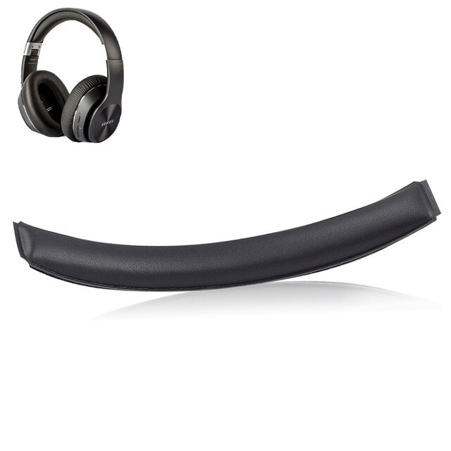 Kutou earpads para edifier w820bt fones de ouvido substituição earpads w828nb espuma almofada earmuffs acessórios se encaixam perfeitamente pele: Headband Pad Black