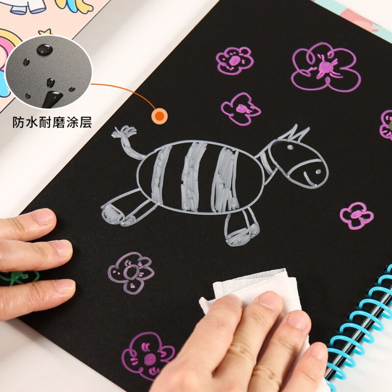 Magic Water Tekentafel Herbruikbare Coloring Doodle & Magic Pen Tekening Notebook Educatief Speelgoed Voor Kinderen Kids