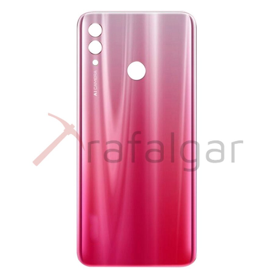 For Huawei Honor 10 Lite Back Battery Cover Rear Housing Door Case for Honor 10 Lite Battery Cover With Camera Lens Replacement: GradientRed No Lens