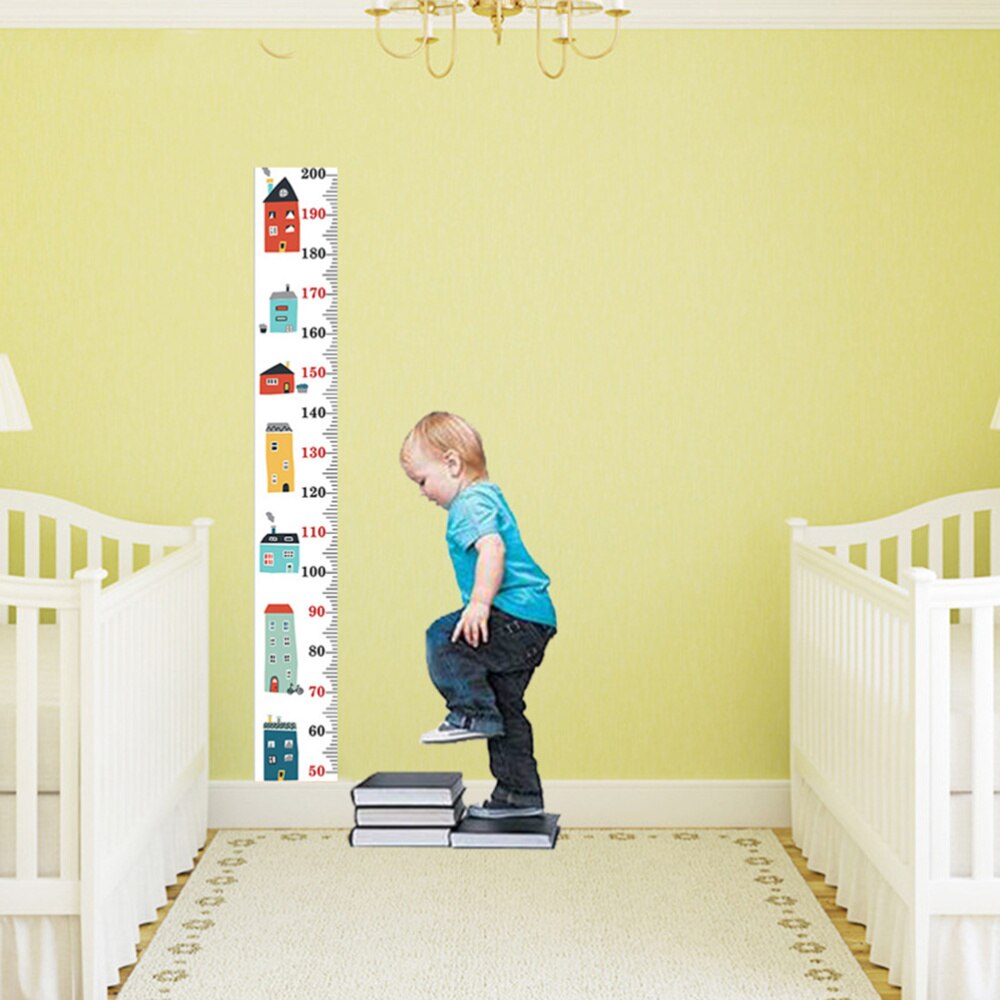 1 pc Kids Height Chart Colorful Houses Cute Hangin... – Grandado