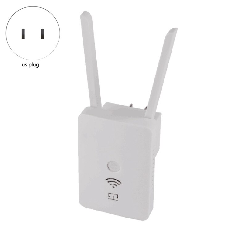 Wireless WiFi Repeater WiFi Booster Dual Antenna 300Mbps WiFi Amplifier WiFi Router WiFi Signal Booster US Plug,EU Plug