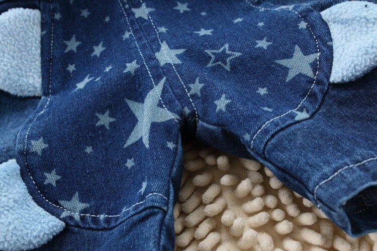 Zomer Katoenen Baby Shorts Broek Peuter Jongens Meisjes Jeans Overalls Shorts Elastische Denim Cartoon Hond Casual Baby Kleding Broek
