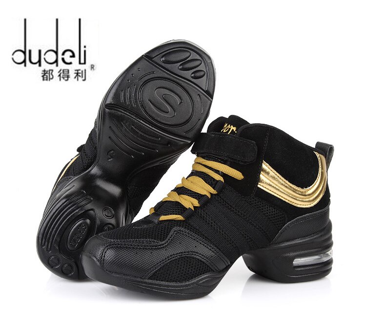 sport caractéristique semelle extérieure souple souffle danse chaussures baskets pour femme pratique chaussures danse moderne Jazz chaussures Discount haute chaussure