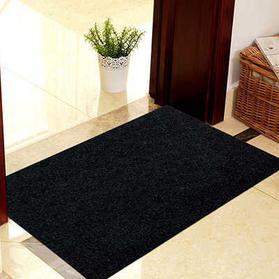 Alfombra de bienvenida para puerta delantera, Felpudo de entrada de pasillo, zapatos, alfombra limpia, alfombrillas antideslizantes impermeables, decoración del hogar, 40x60cm: Borgoña