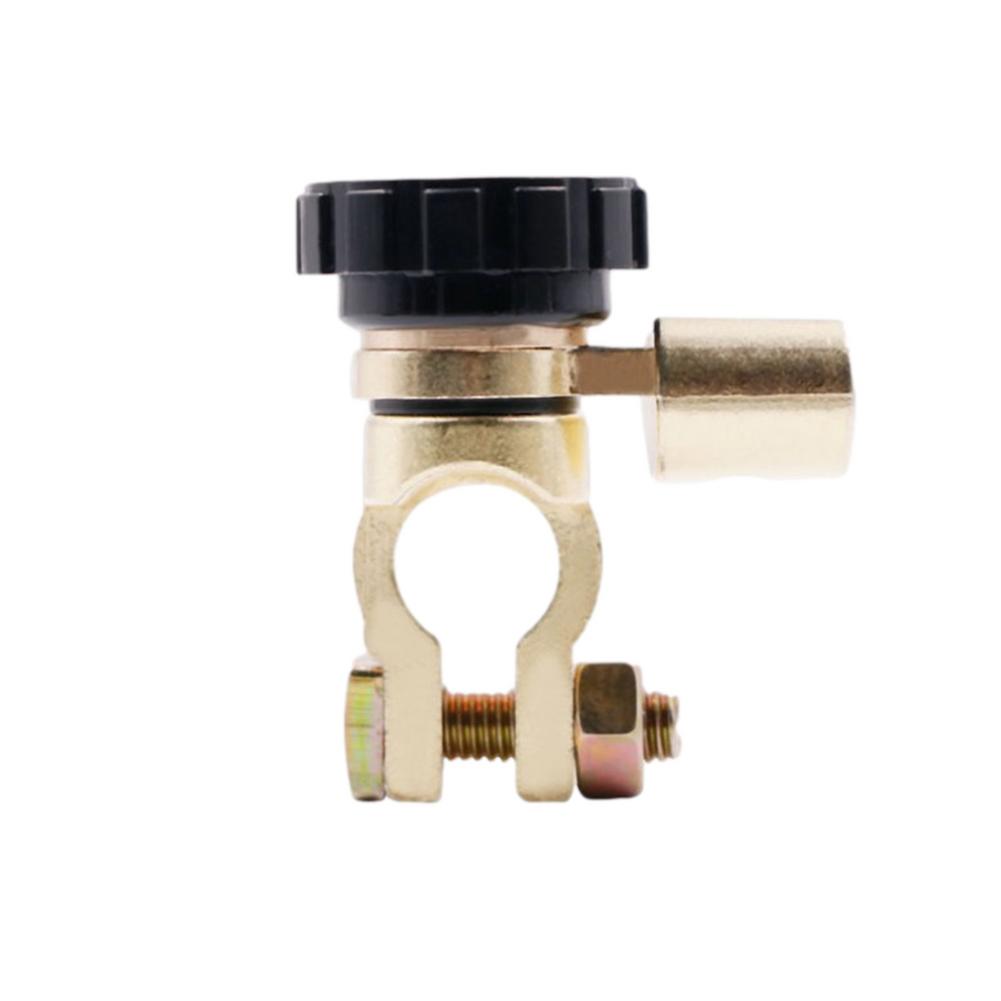 Car Battery Terminals Disconnecting Clamp Negative-Post Switch Universal Negative Terminal Quick Release Cut-off Isolator Switch: Black