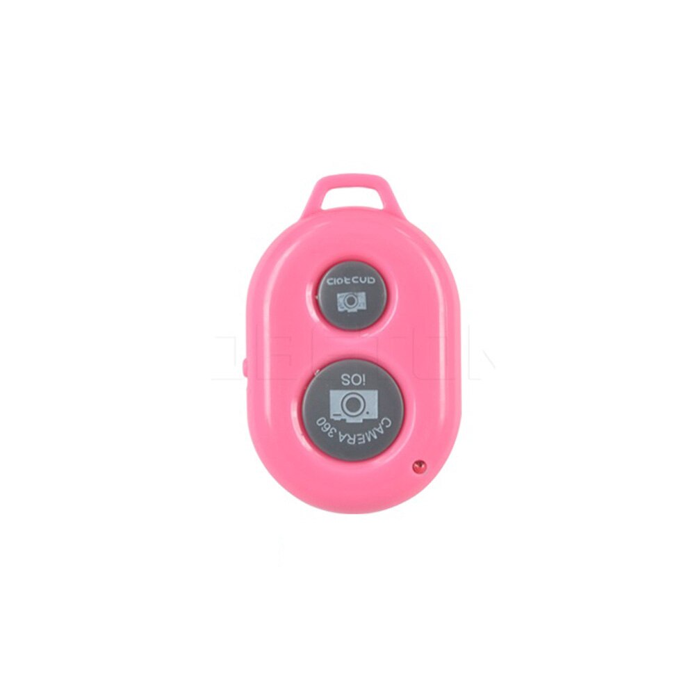 Kebidu Draadloze Bluetooth Zelfontspanner Ontspanknop Mini Camera Afstandsbediening Fotografie Accessoires Voor Iphone Voor Xiaomi: pink