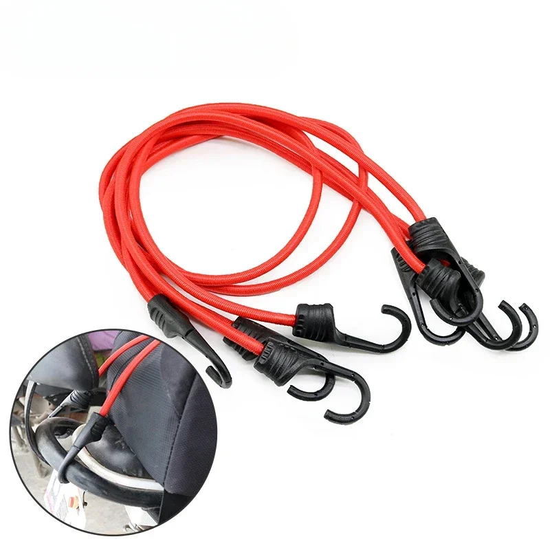 Corda per gancio per bici per bagagliaio Corda elastica per bagagli Cinghia di fissaggio per carico per moto Reggiatura di rinforzo elastica